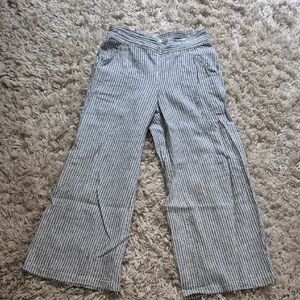 Max Studio Black and White Striped Pants